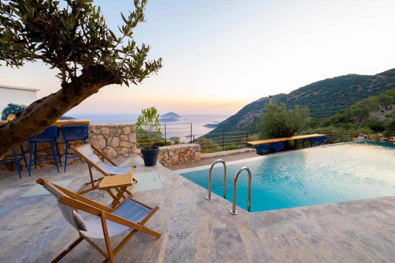 14 Premium Villas With Openair Restaurant&Tennis Court In Nature - Notos Club Kaş Eksteriør billede